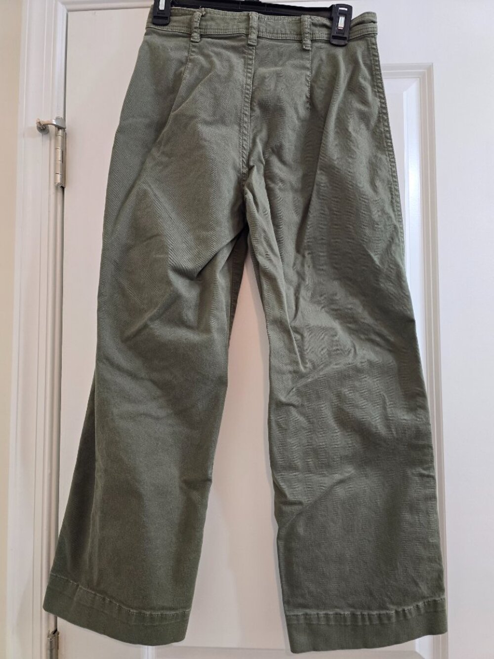 Marine Layer Bridget Crop Pant - Dusty Olive - Picture 2 of 7